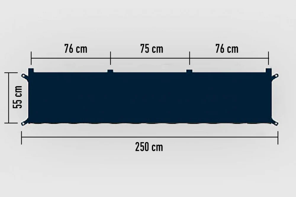 Adaptateur universel pour véhicule XL gris foncé Bent.webp