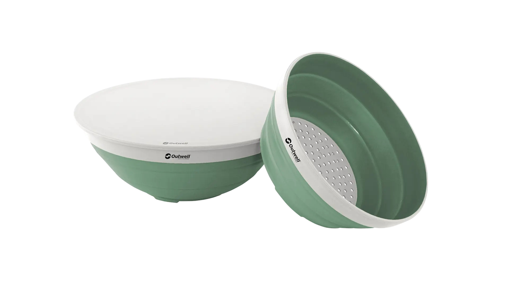 [651114] Récipient et Passoire Collaps Shadow Green Outwell