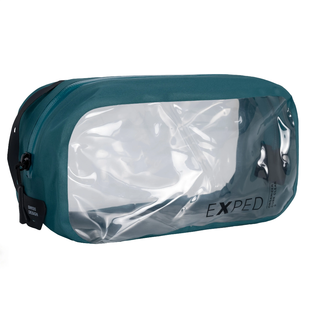 Sac de rangement Organizer Cube Clear cypress 3l Exped