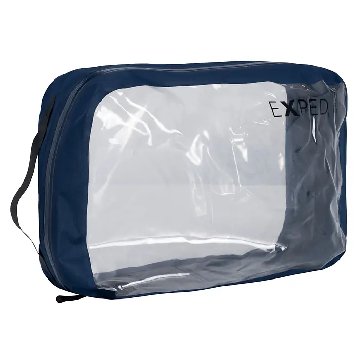 [7640277847385] Packsack Organizer Cube Clear navy 12l Exped