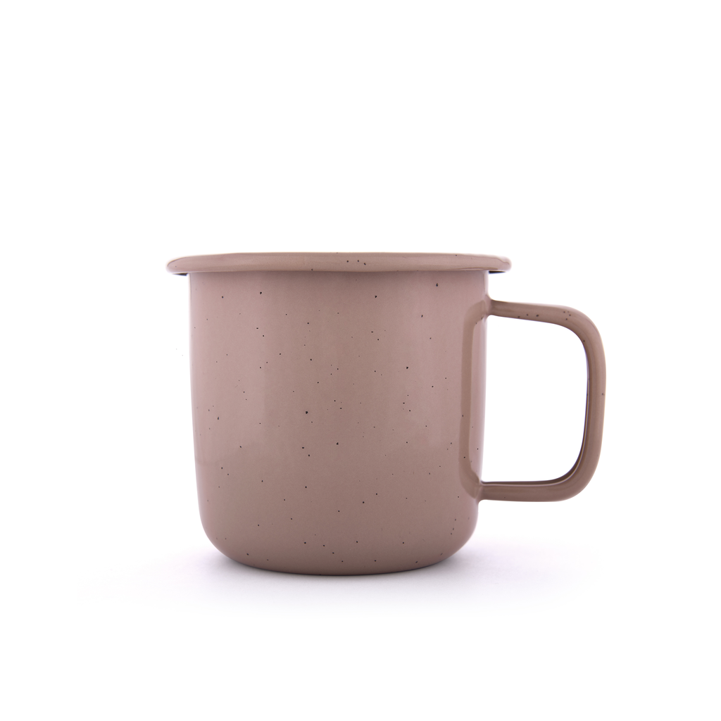 [CKW-1089] Tasse Rolled Enamelware, dusty rose, Barebones