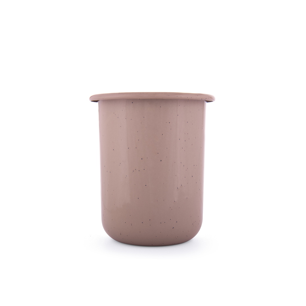 [CKW-1088] Gobelet Rolled Enamelware, dusty rose, Barebones