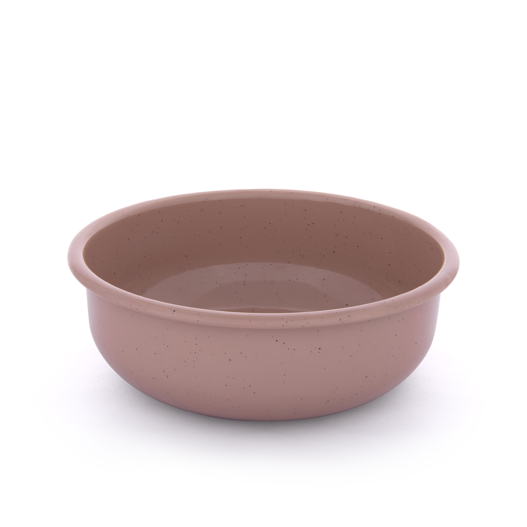 Bol Rolled Enamelware, dusty rose, Barebones