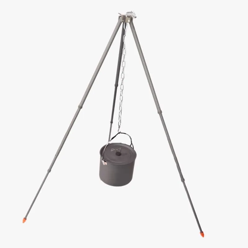 [TRI-POD STAND] Trépied de camping HeroCamper avec casserole